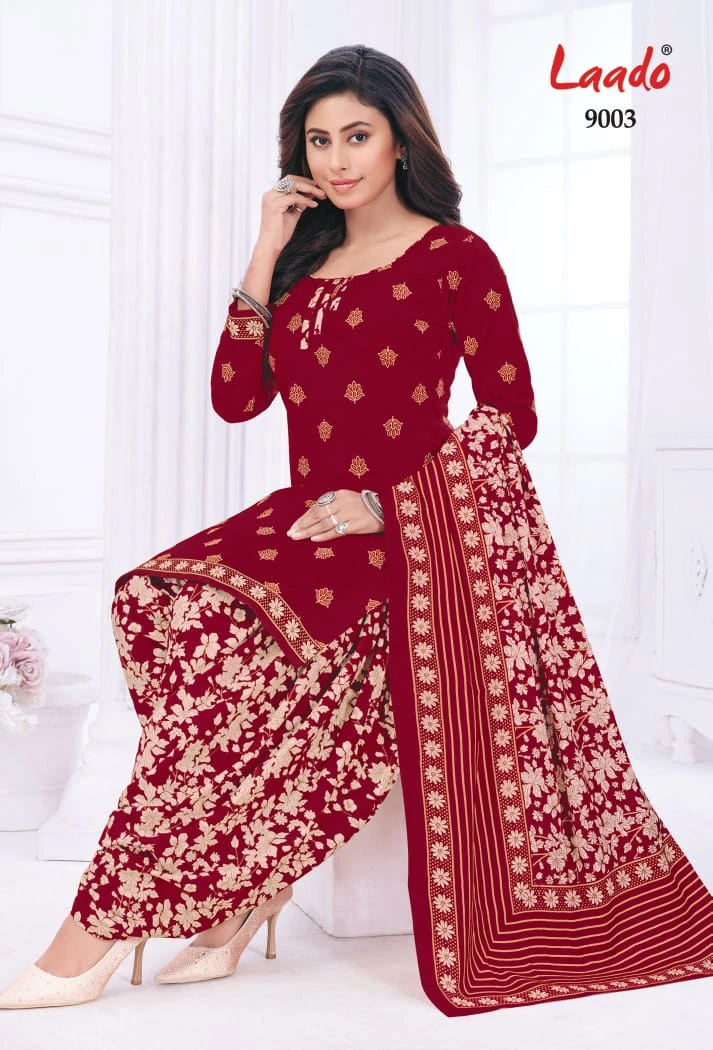 Laado Nadiya Patiyala Vol-9 - Dress Material